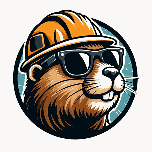 Реалист план подписки: мультяшный бобр в жёлтой строительной каске и чёрных солнечных очках выглядит как реалист.